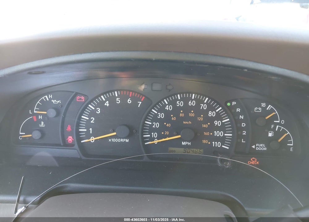 2002 TOYOTA TUNDRA SR5 V8 VIN: 5TBRT34172S300355