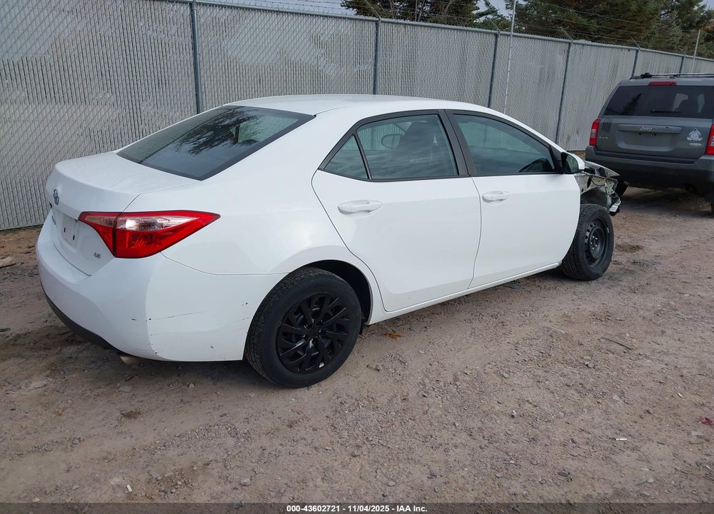2019 TOYOTA COROLLA LE VIN: 5YFBURHE7KP897909