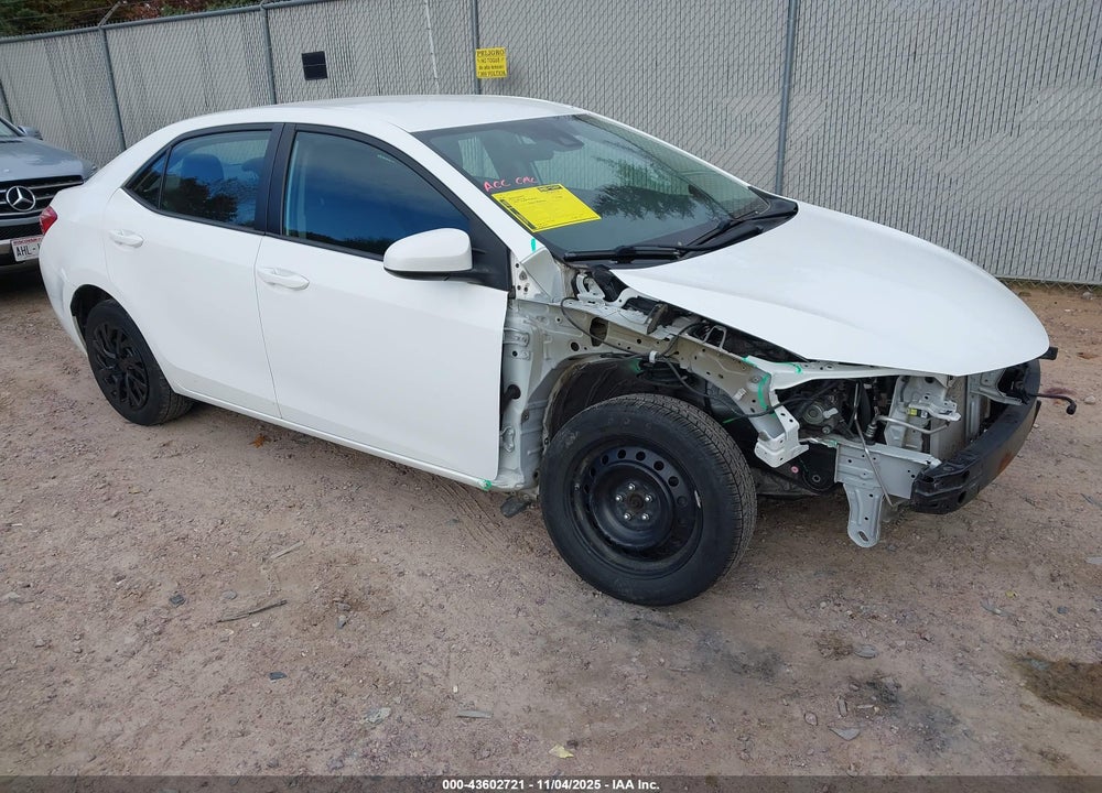 2019 TOYOTA COROLLA LE VIN: 5YFBURHE7KP897909