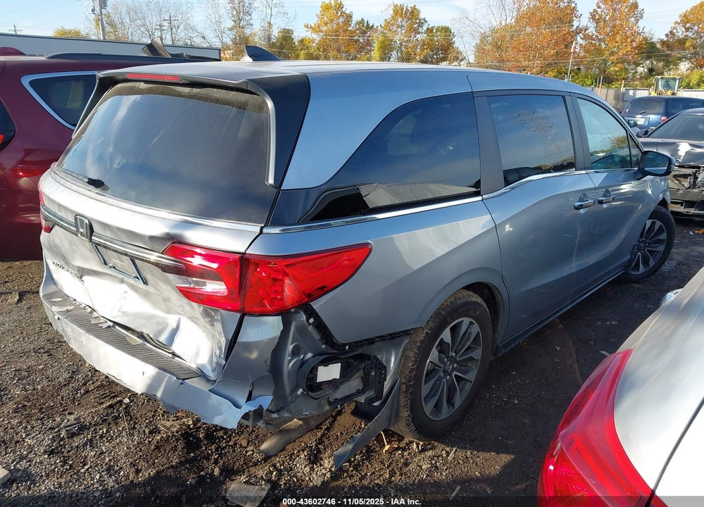2021 HONDA ODYSSEY EX-L VIN: 5FNRL6H70MB023353