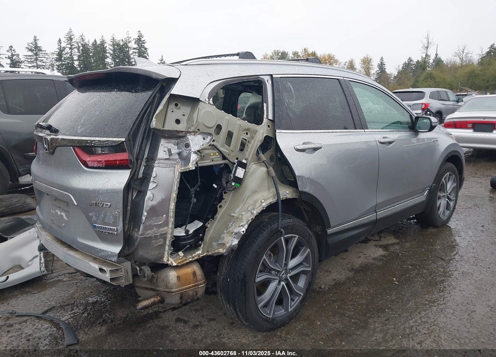 2022 HONDA CR-V HYBRID TOURING VIN: 5J6RT6H92NL007908