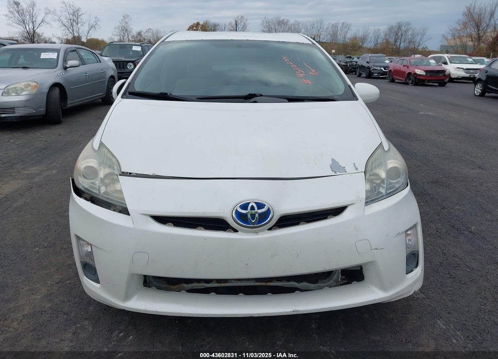 2011 TOYOTA PRIUS THREE VIN: JTDKN3DU9B5296196
