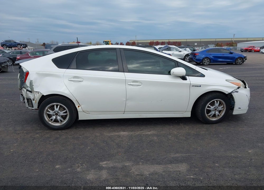 2011 TOYOTA PRIUS THREE VIN: JTDKN3DU9B5296196