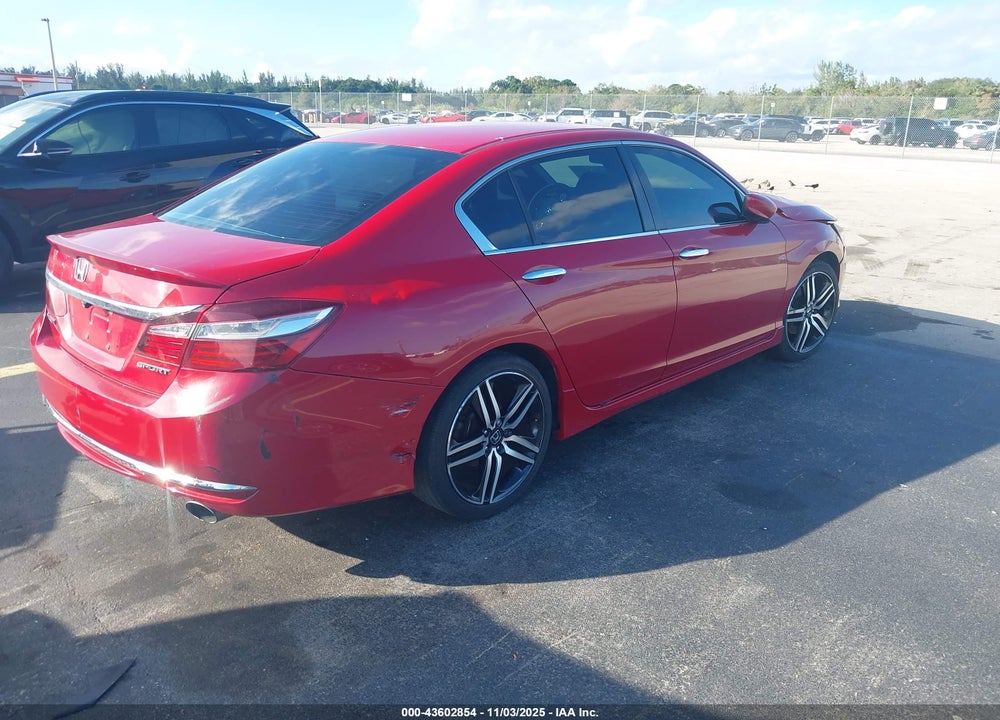 2016 HONDA ACCORD SPORT VIN: 1HGCR2E53GA021613