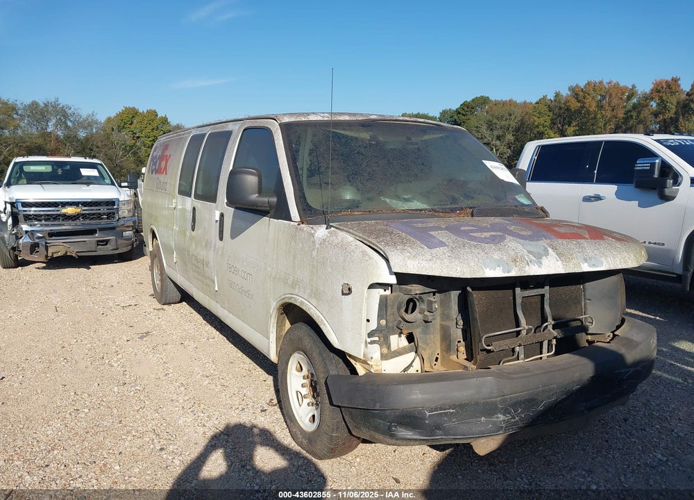 2012 CHEVROLET EXPRESS 2500 WORK VAN VIN: 1GCWGGCG1C1187870