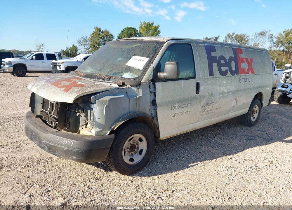 2012 CHEVROLET EXPRESS 2500 WORK VAN VIN: 1GCWGGCG1C1187870