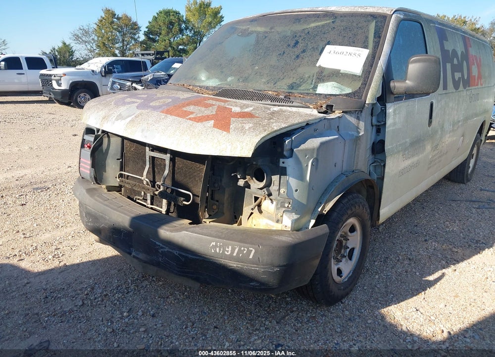2012 CHEVROLET EXPRESS 2500 WORK VAN VIN: 1GCWGGCG1C1187870