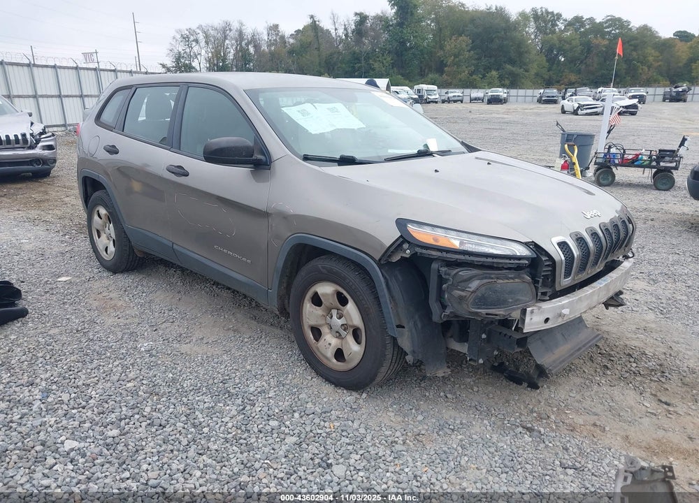 2017 JEEP CHEROKEE SPORT 4X4 VIN: 1C4PJMAB6HW555742