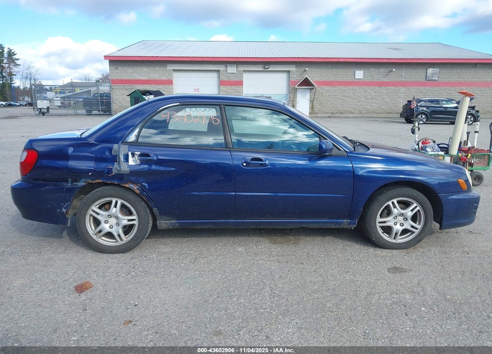 2002 SUBARU IMPREZA 2.5RS VIN: JF1GD675X2H524418