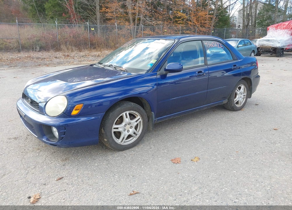 2002 SUBARU IMPREZA 2.5RS VIN: JF1GD675X2H524418