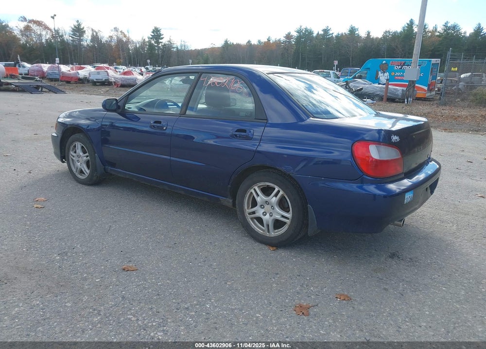 2002 SUBARU IMPREZA 2.5RS VIN: JF1GD675X2H524418