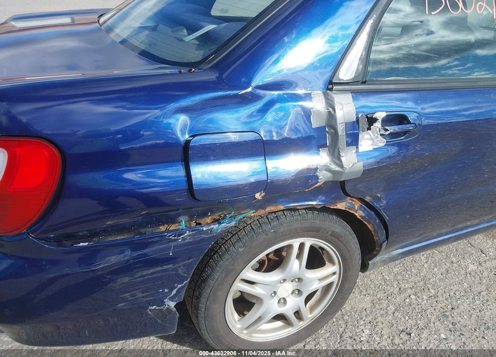 2002 SUBARU IMPREZA 2.5RS VIN: JF1GD675X2H524418