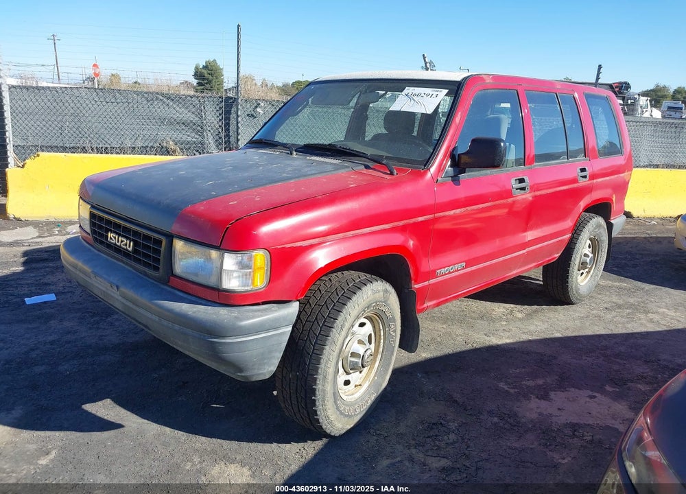1995 ISUZU TROOPER VIN: JACDJ58V6S7918517