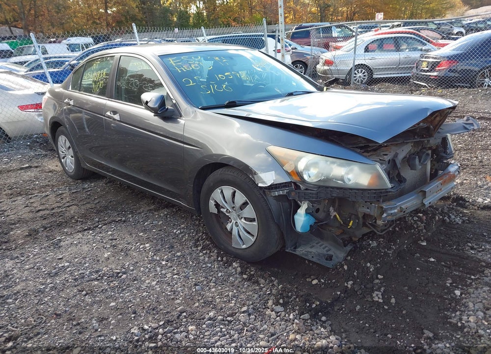 2011 HONDA ACCORD LX VIN: 1HGCP2F38BA057812