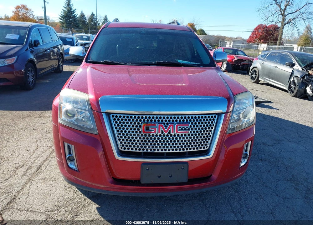 2013 GMC TERRAIN DENALI VIN: 2GKFLZE32D6362521
