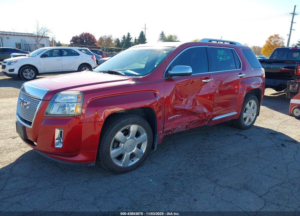 2013 GMC TERRAIN DENALI VIN: 2GKFLZE32D6362521