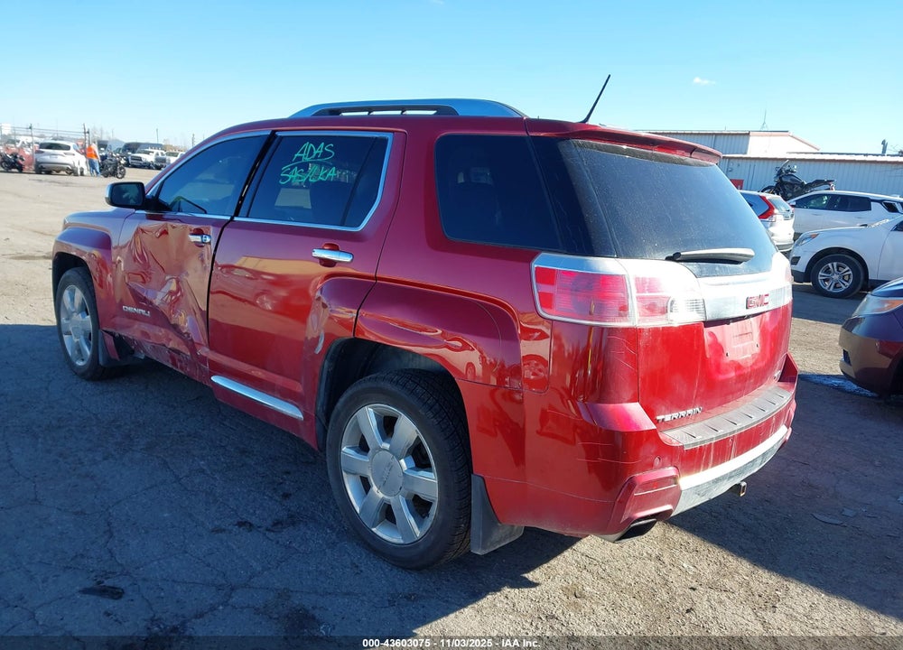 2013 GMC TERRAIN DENALI VIN: 2GKFLZE32D6362521