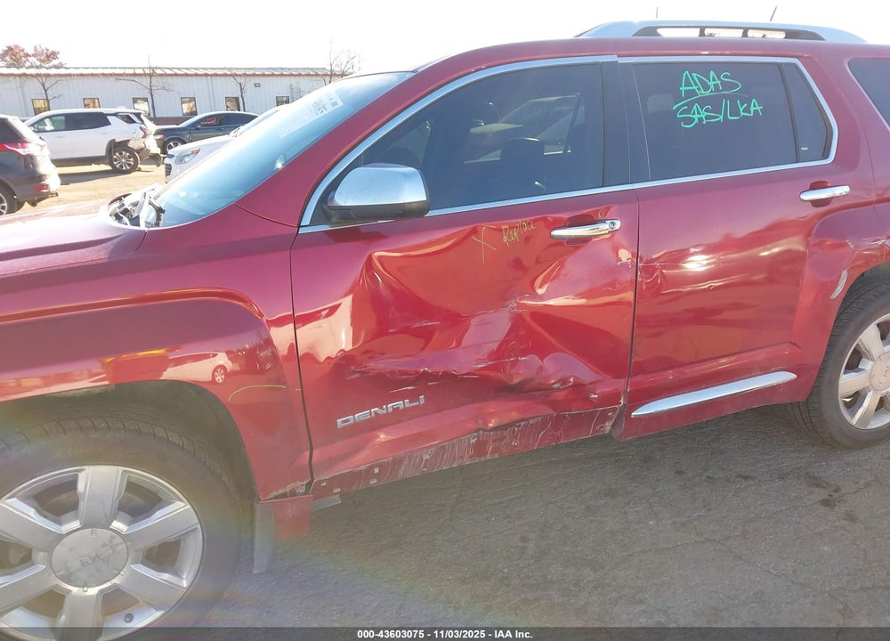 2013 GMC TERRAIN DENALI VIN: 2GKFLZE32D6362521