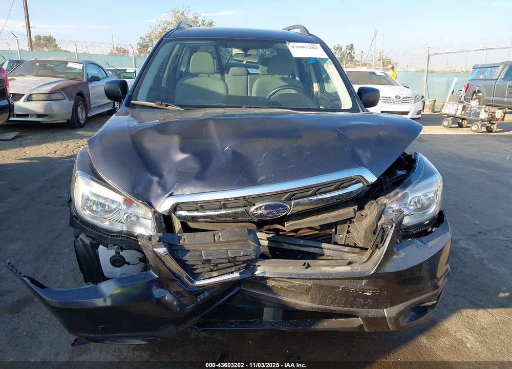 2018 SUBARU FORESTER 2.5I VIN: JF2SJABC0JH601027