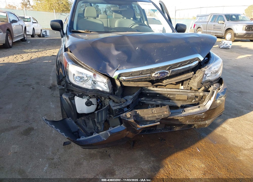 2018 SUBARU FORESTER 2.5I VIN: JF2SJABC0JH601027