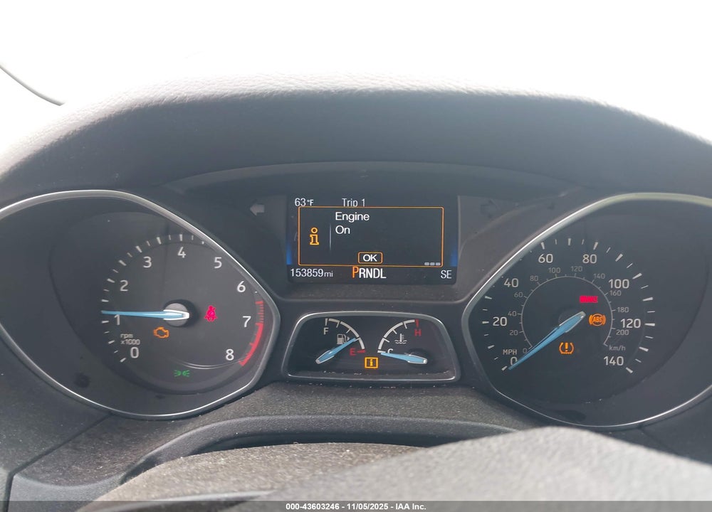 2016 FORD FOCUS SE VIN: 1FADP3F26GL227411
