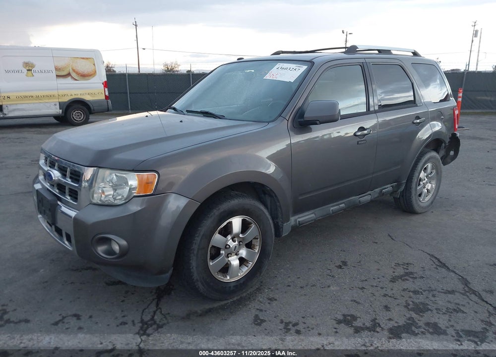 2011 FORD ESCAPE LIMITED VIN: 1FMCU0EG5BKC42311