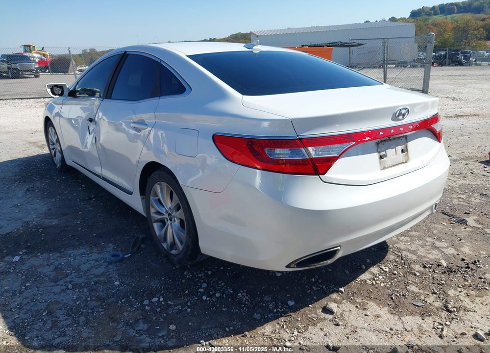2013 HYUNDAI AZERA VIN: KMHFG4JG0DA232375