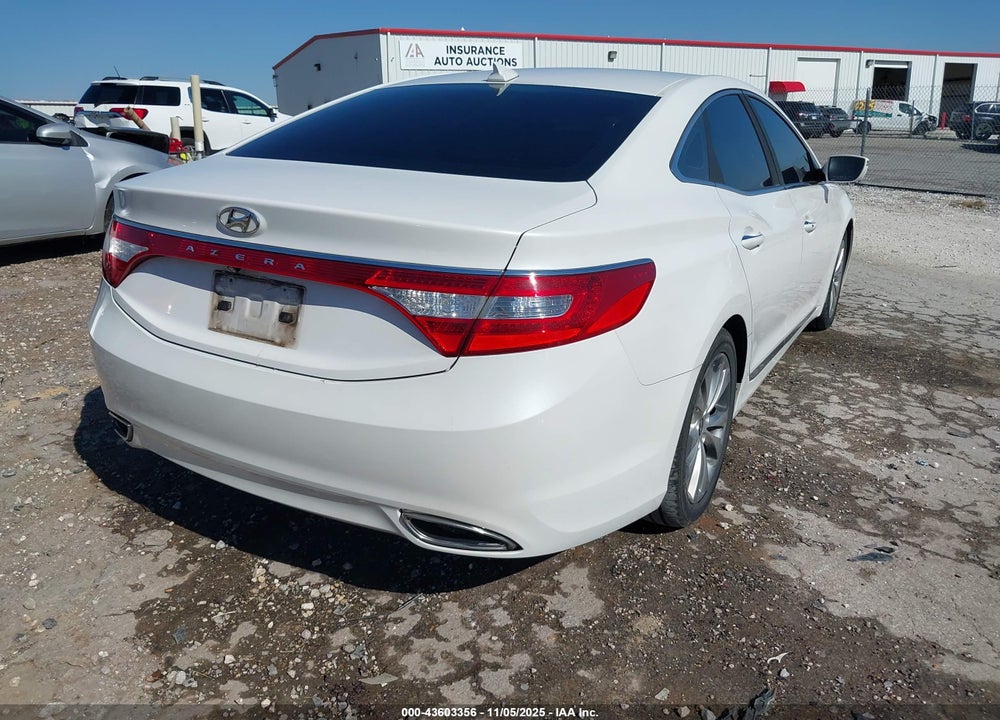 2013 HYUNDAI AZERA VIN: KMHFG4JG0DA232375