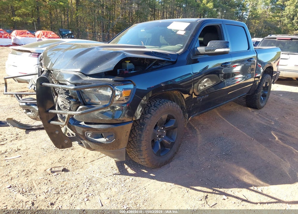 2019 RAM 1500 BIG HORN/LONE STAR 4X4 5'7 BOX VIN: 1C6SRFFT6KN900532