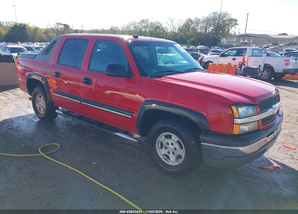 2004 CHEVROLET AVALANCHE 1500 VIN: 3GNEC12T54G243418