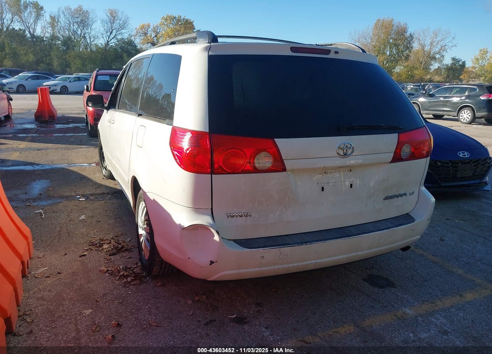 2007 TOYOTA SIENNA LE VIN: 5TDZK23C27S045788