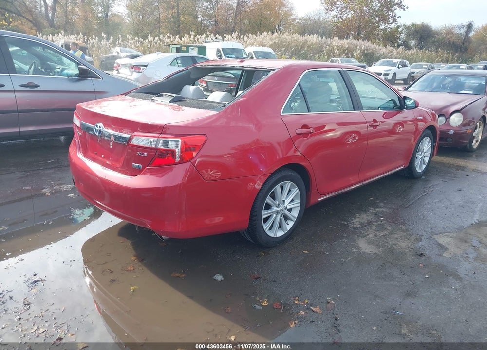 2013 TOYOTA CAMRY HYBRID XLE VIN: 4T1BD1FK2DU097076