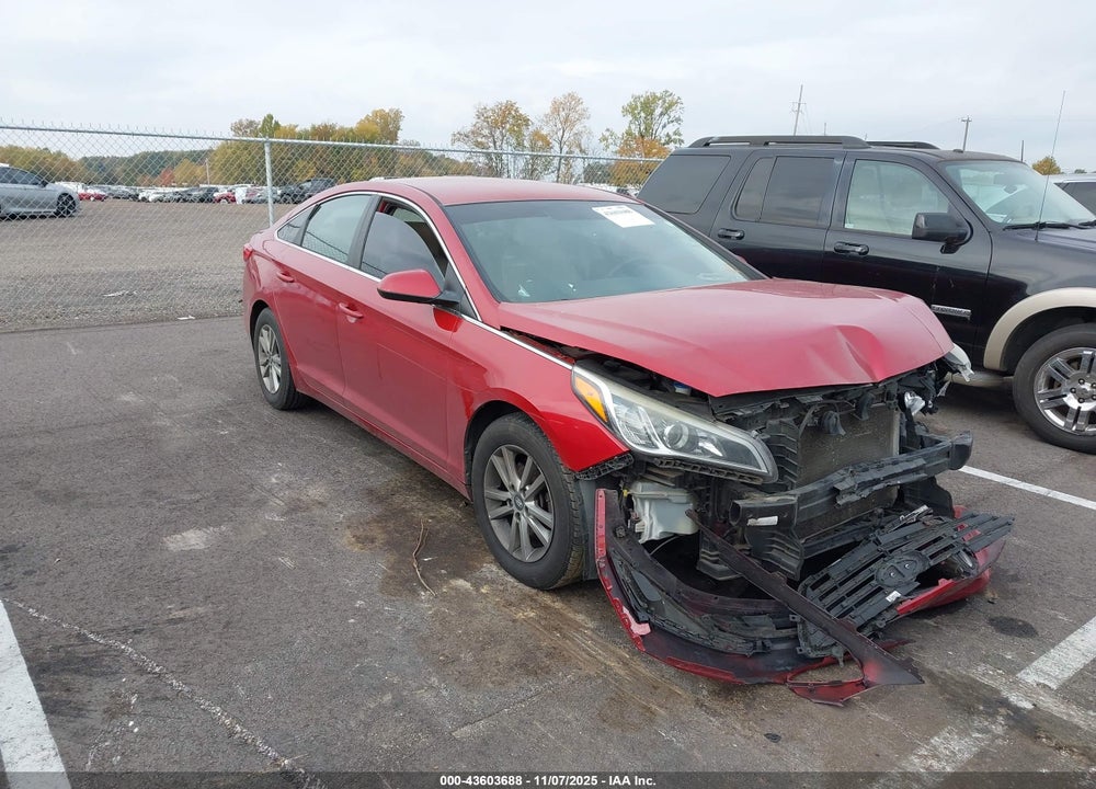 2017 HYUNDAI SONATA SE VIN: 5NPE24AF8HH542049