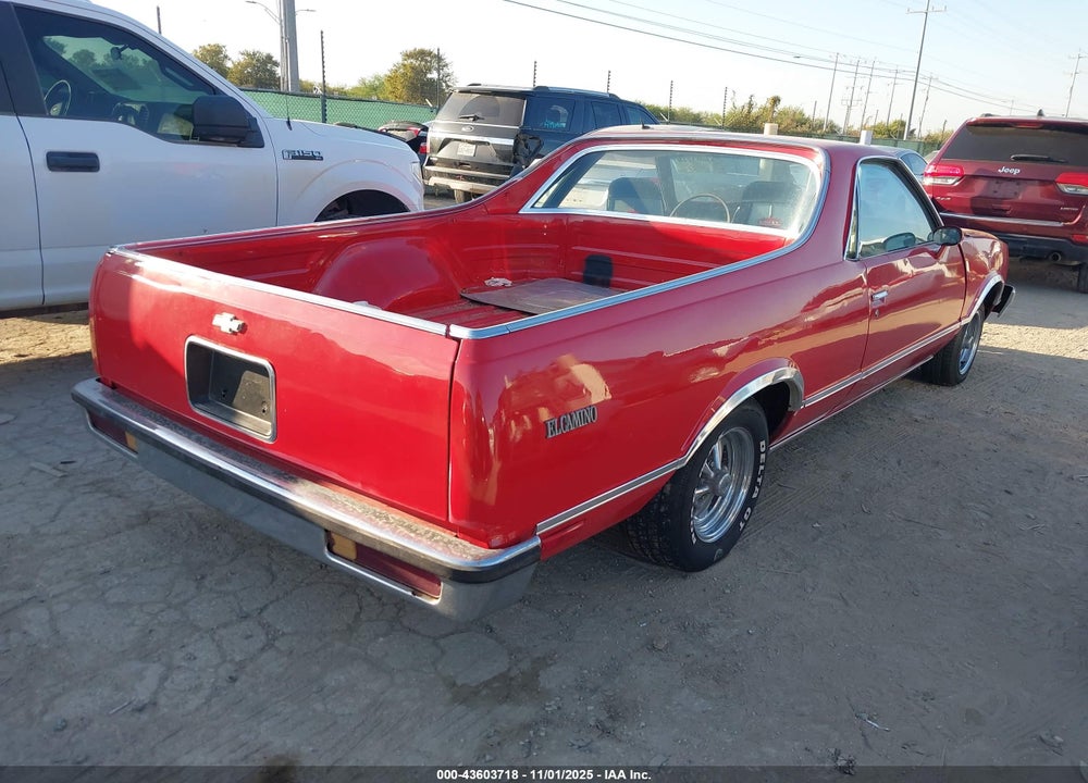 1983 CHEVROLET EL CAMINO VIN: 1GCCW80H5DR253378