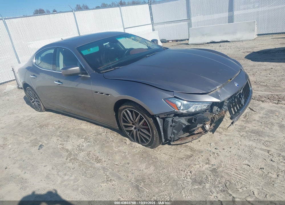 2016 MASERATI GHIBLI VIN: ZAM57XSA5G1165218