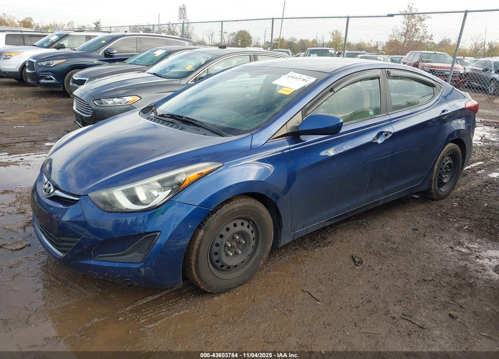 2016 HYUNDAI ELANTRA SE VIN: 5NPDH4AE6GH712506
