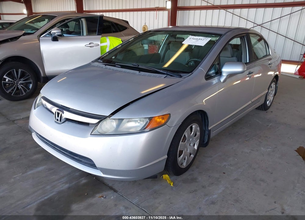 2008 HONDA CIVIC LX VIN: 1HGFA15558L008785
