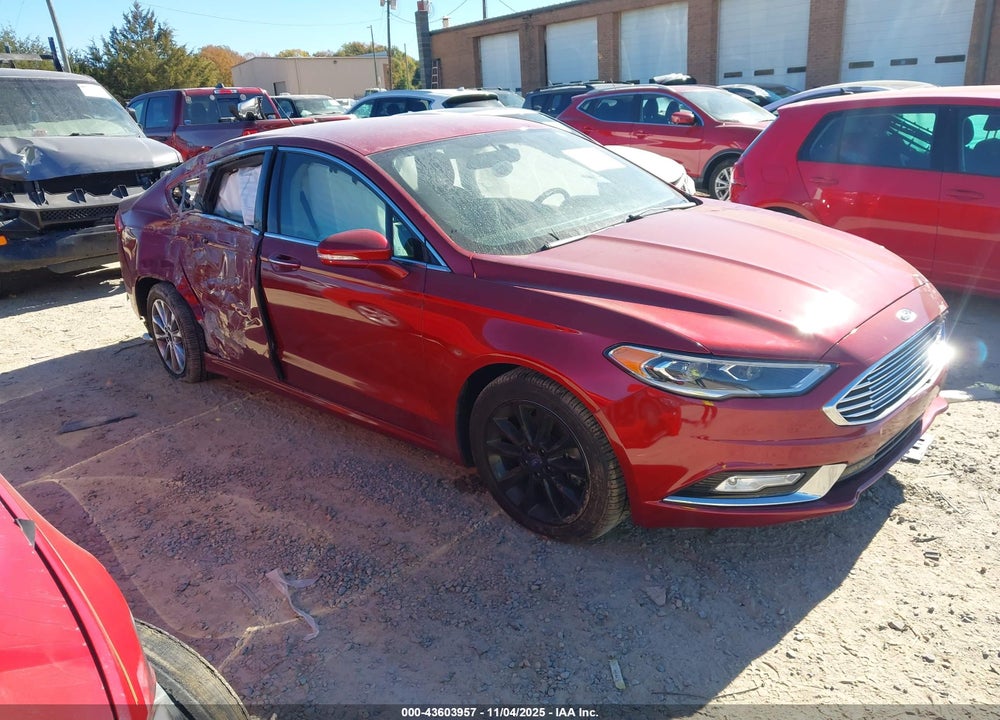 2017 FORD FUSION SE VIN: 3FA6P0HDXHR240204