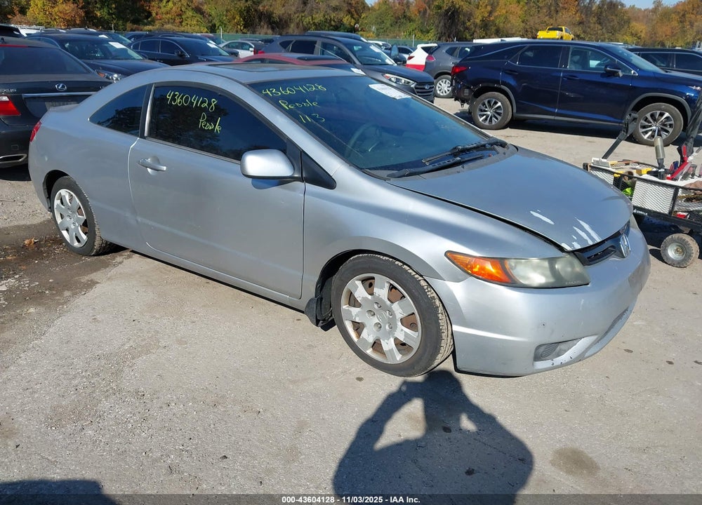 2007 HONDA CIVIC LX VIN: 2HGFG12637H520262