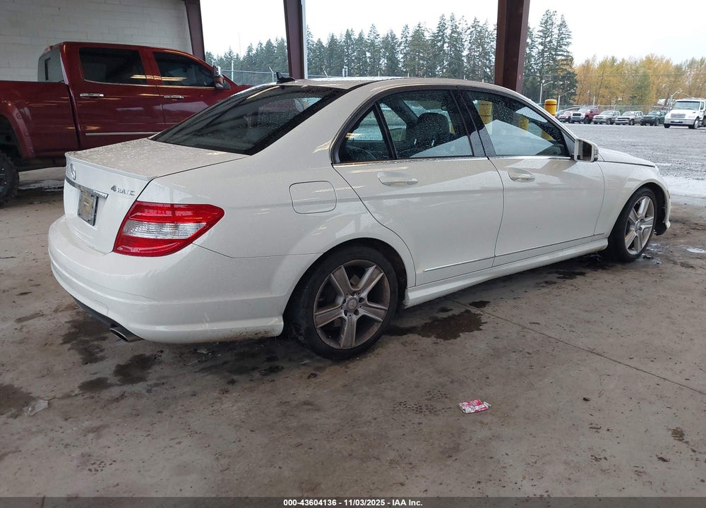 2011 MERCEDES-BENZ C 300 SPORT 4MATIC VIN: WDDGF8BBXBR150342