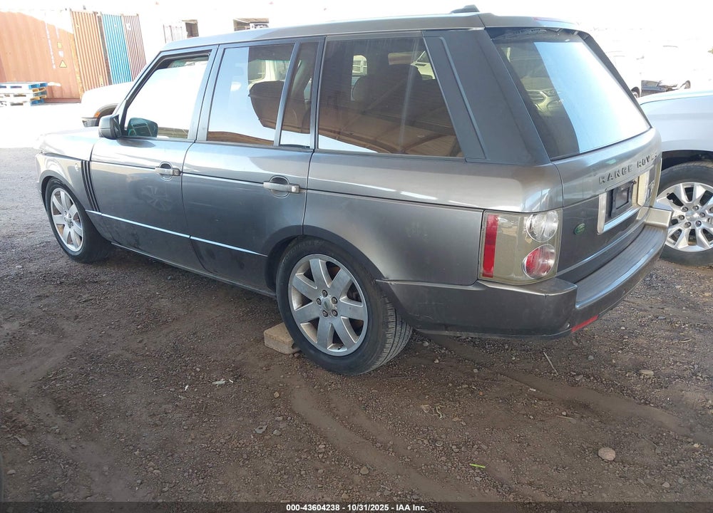 2007 LAND ROVER RANGE ROVER VIN: SALMF15407A242205