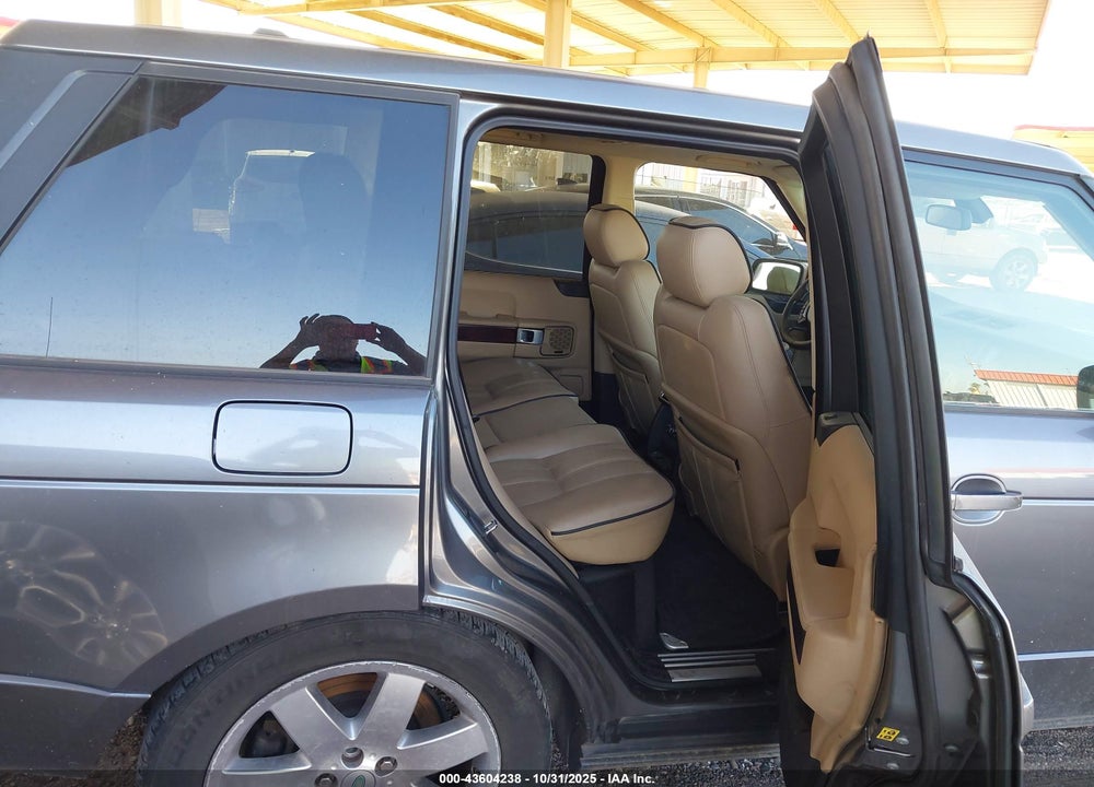 2007 LAND ROVER RANGE ROVER VIN: SALMF15407A242205