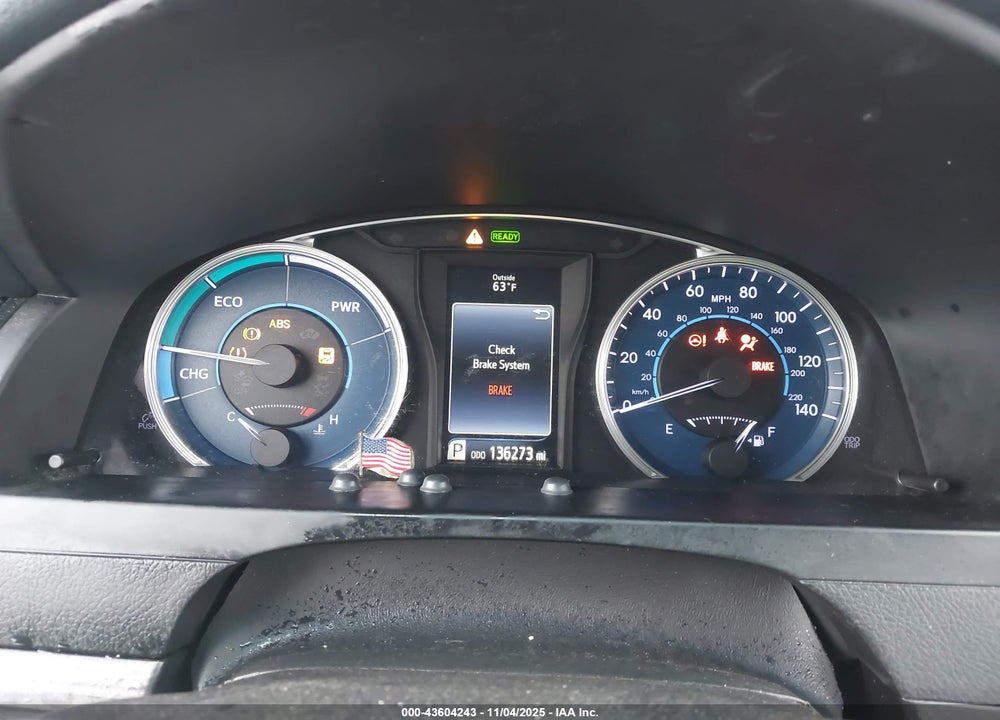 2017 TOYOTA CAMRY HYBRID LE VIN: 4T1BD1FK1HU207122