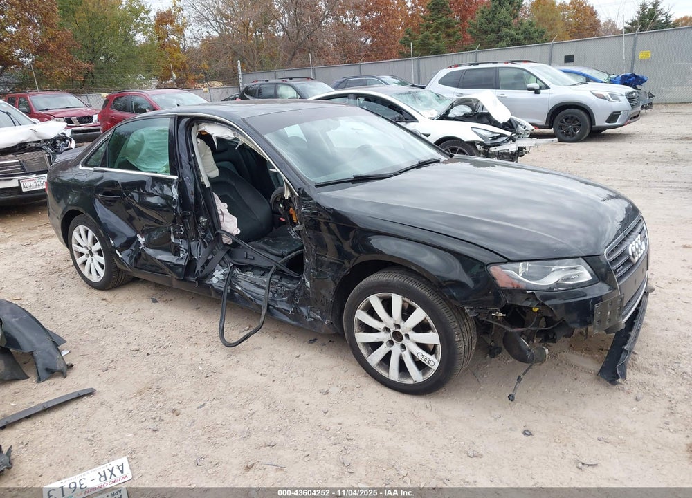 2009 AUDI A4 2.0T PREMIUM VIN: WAUSF78K09N062100