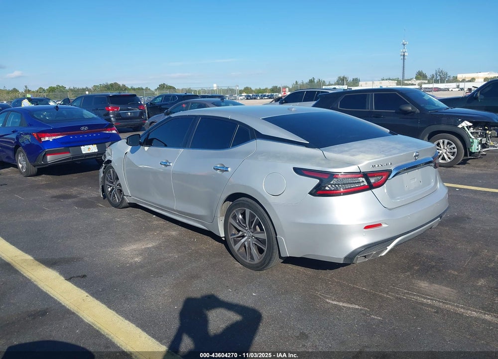 2020 NISSAN MAXIMA SV XTRONIC CVT VIN: 1N4AA6CV2LC370192
