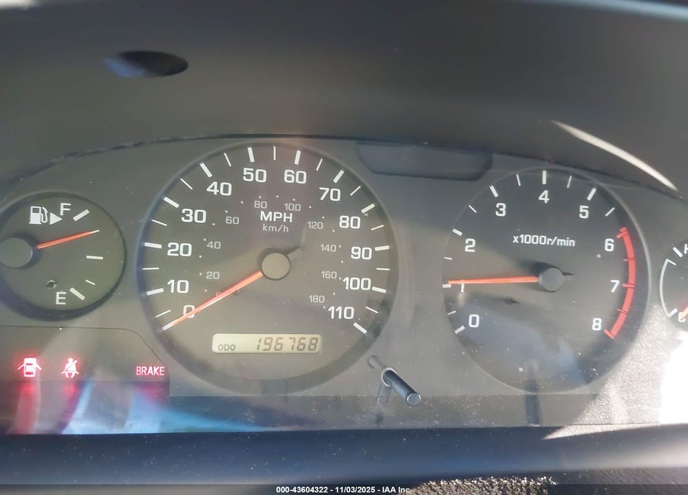 2001 NISSAN FRONTIER VIN: 1N6ED27T61C386880