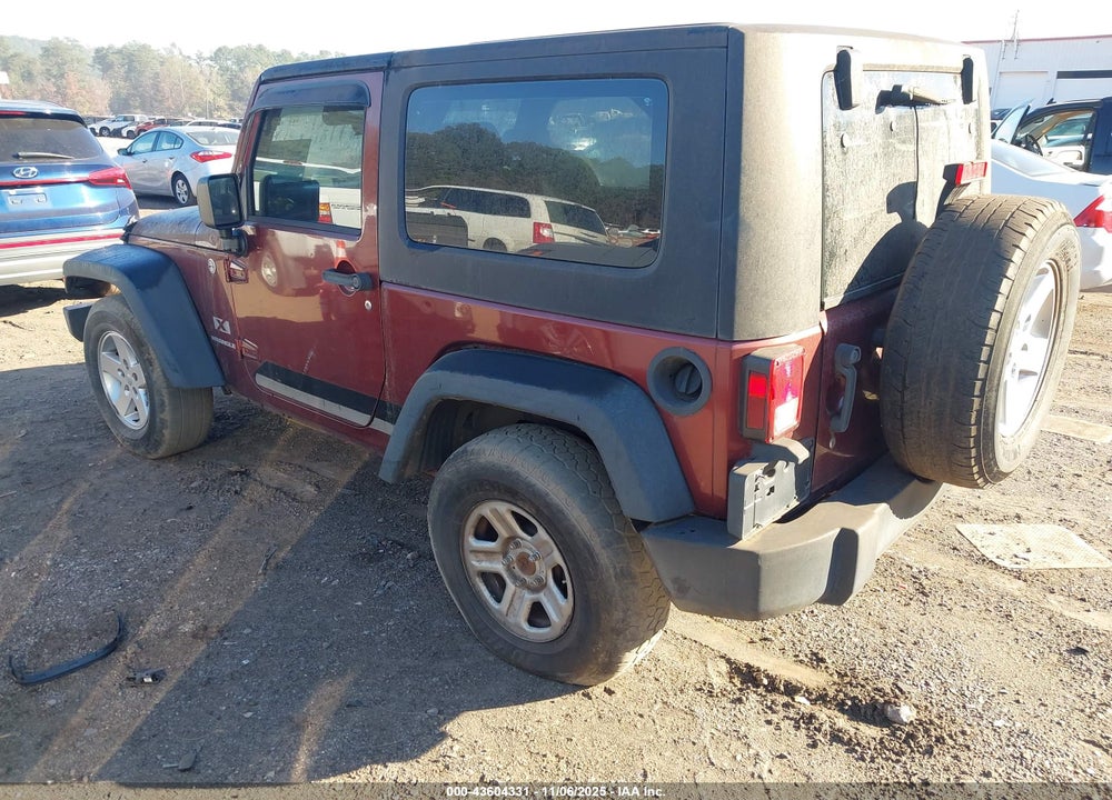 2008 JEEP WRANGLER X RHD VIN: 1J4FZ24188L627273