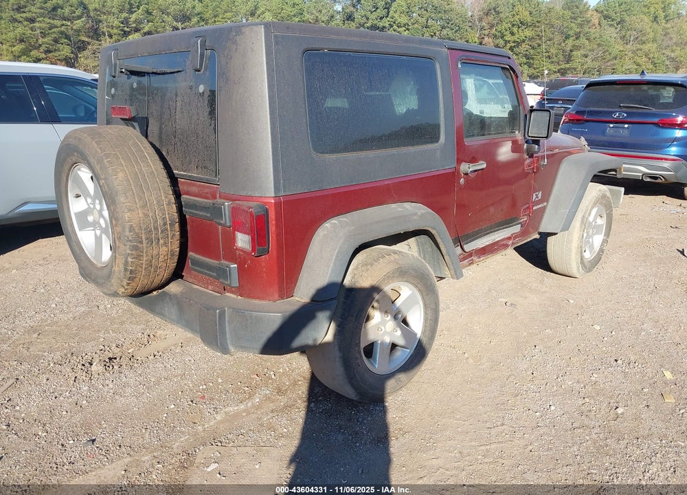 2008 JEEP WRANGLER X RHD VIN: 1J4FZ24188L627273