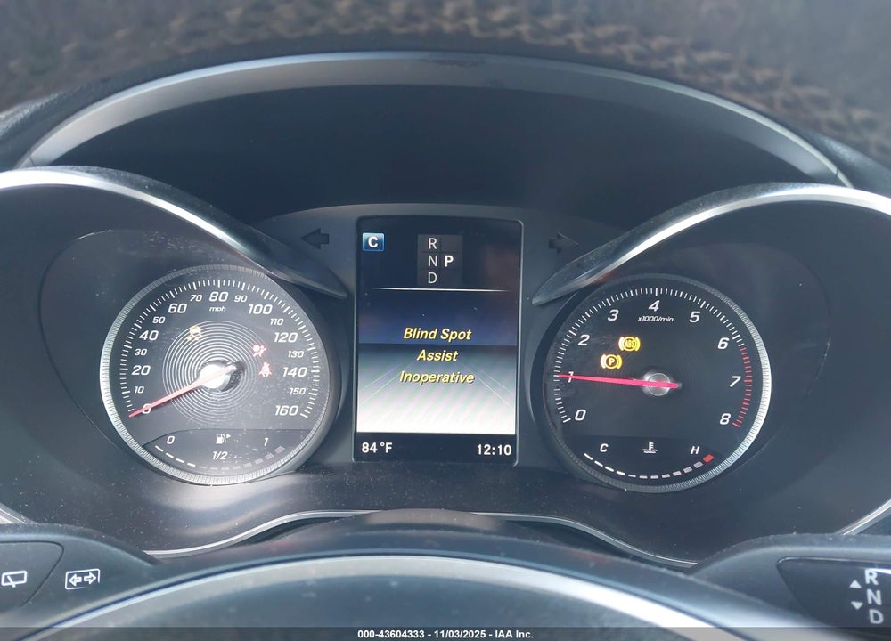 2019 MERCEDES-BENZ GLC CLASS VIN: WDC0G4JB7KV136032