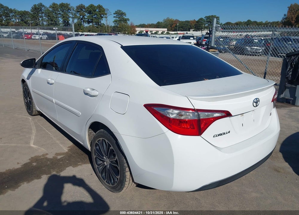 2016 TOYOTA COROLLA S PLUS VIN: 5YFBURHEXGP537203
